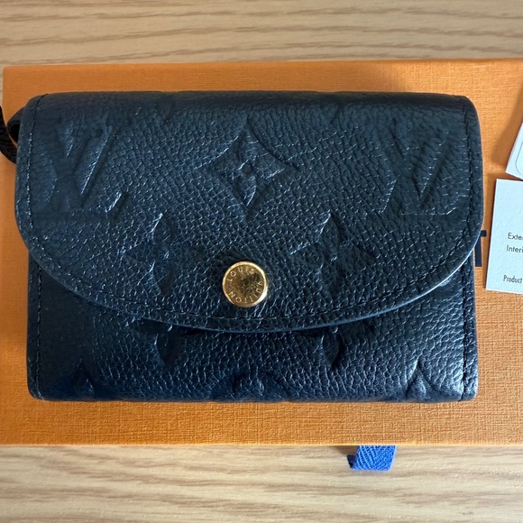 Louis Vuitton Rosalie Coin Purse Empreinte Leather Noir - Picture 10 of 11